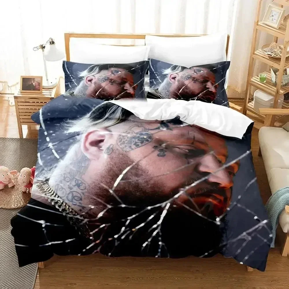 Luxury New 3D Print Jelly Roll Rapper Bedding Set Duvet Cover Bed Set Quilt Cover Pillowcase king Queen Size Boys Adult Bedding