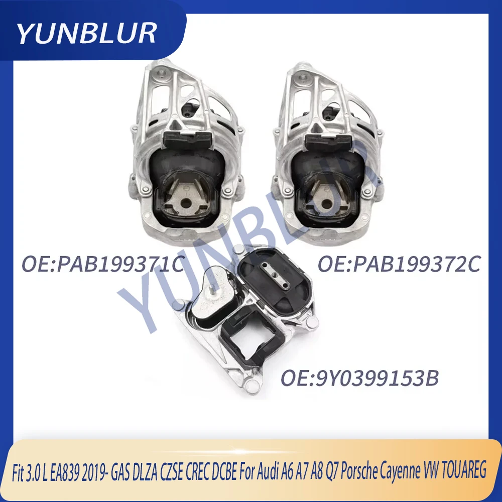 

Transmission Mounts Kit Fit 3.0 L EA839 v6 2019- GAS DLZA CZSE CREC DCBE For Audi A6 A7 A8 Q7 Porsche Cayenne VW TOUAREG Engine