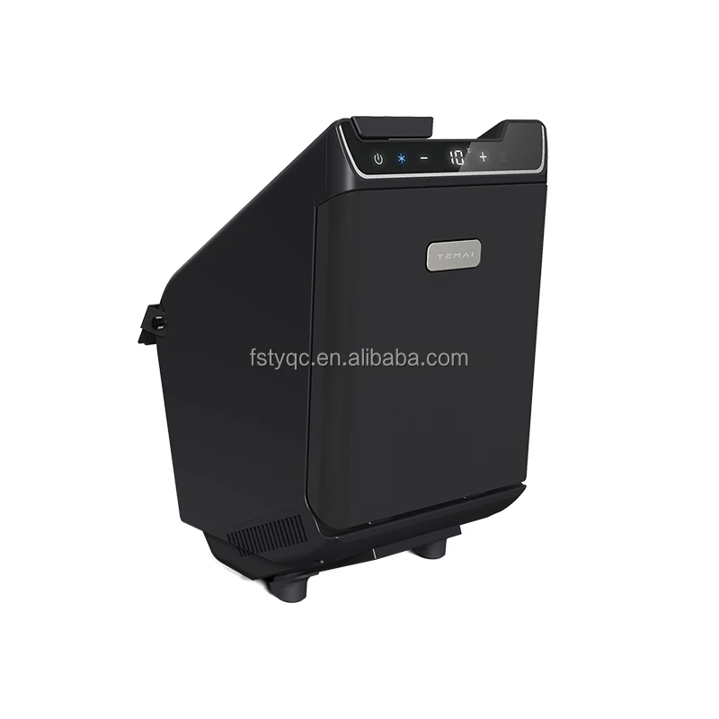 3.6L Car Refrigerator for Tesla Model Y Juniper Rear Seat, 12V Semiconductor Mini Fridge Dual Cooling Heating