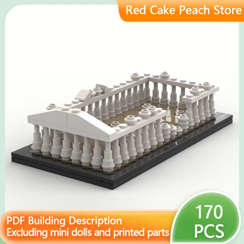 

Конструктор City Street View: Модель Партенона, Модульная Архитектурная Сборка, Технологичные Кирпичики, Подарок для Детей на Праздники, Набор для Сборки Игрушек