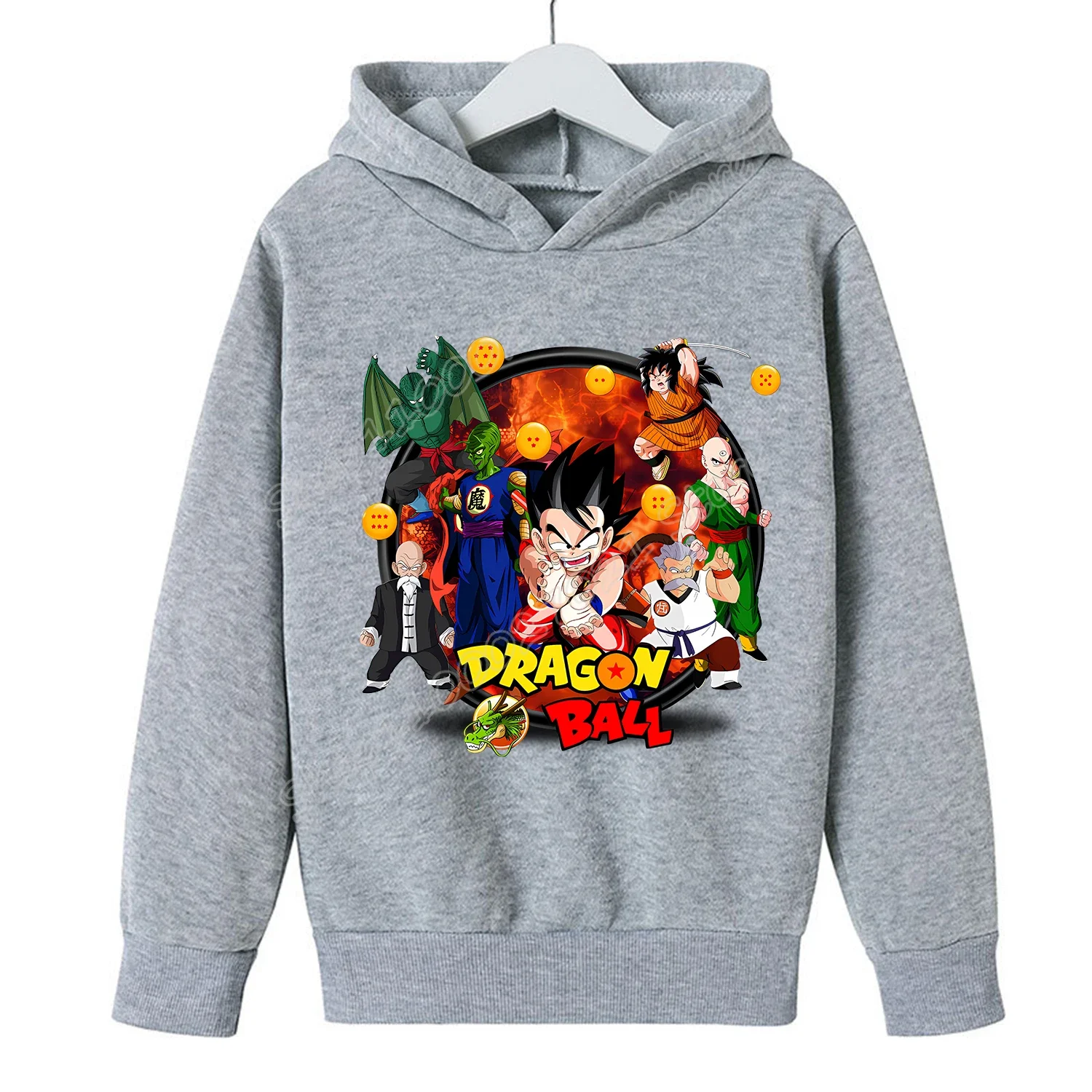 Dragon Ball épais sweats à capuche pour enfants Goku Anime polaire sweat garçons sweat à capuche pour filles dessin animé motif vêtements vêtements enfants cadeau