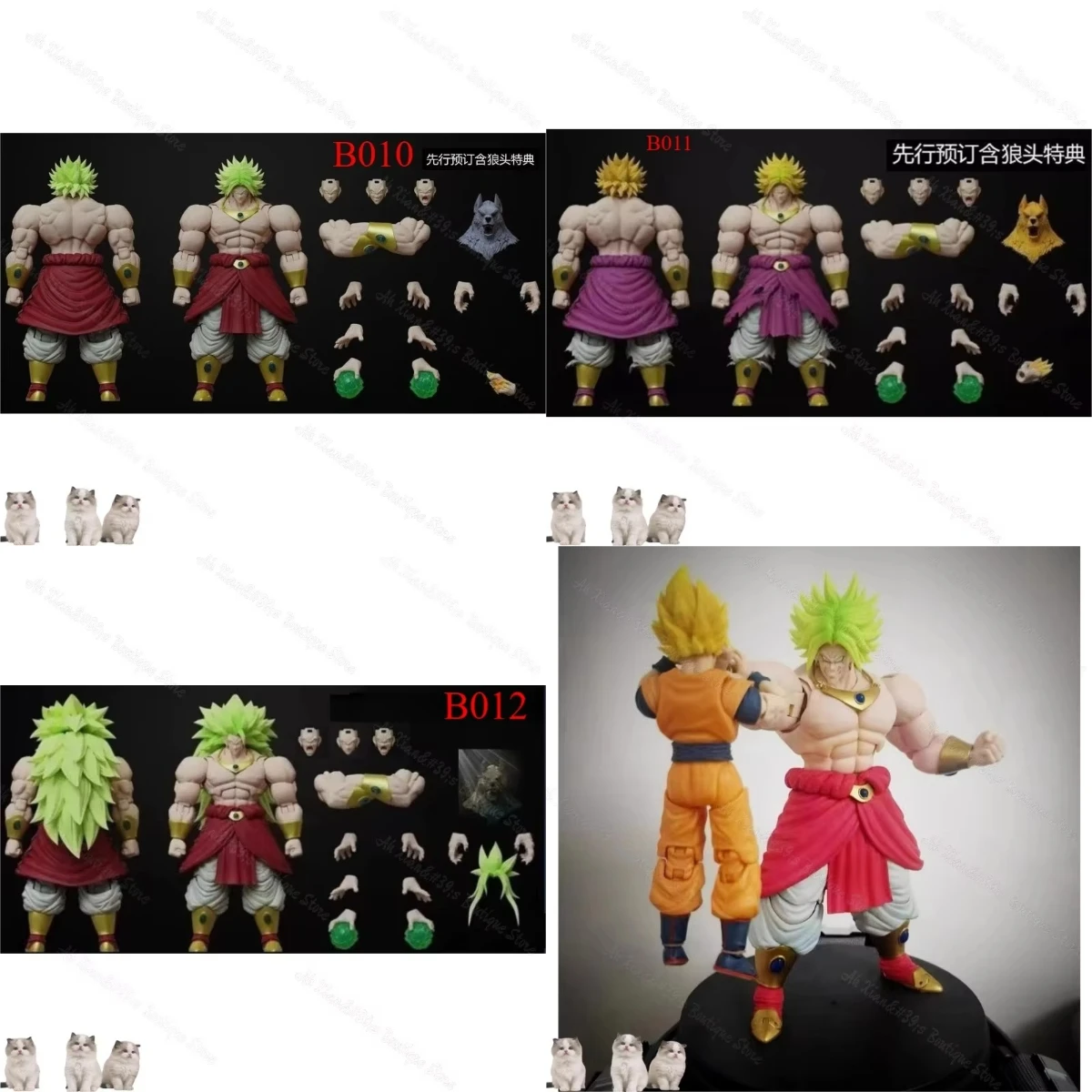 

Great Model GM Studio New Beast God Kong Dragon Ball SHF Broli Super Saiyan Nordic God Fenrir B010L B011L B012L Action Toys