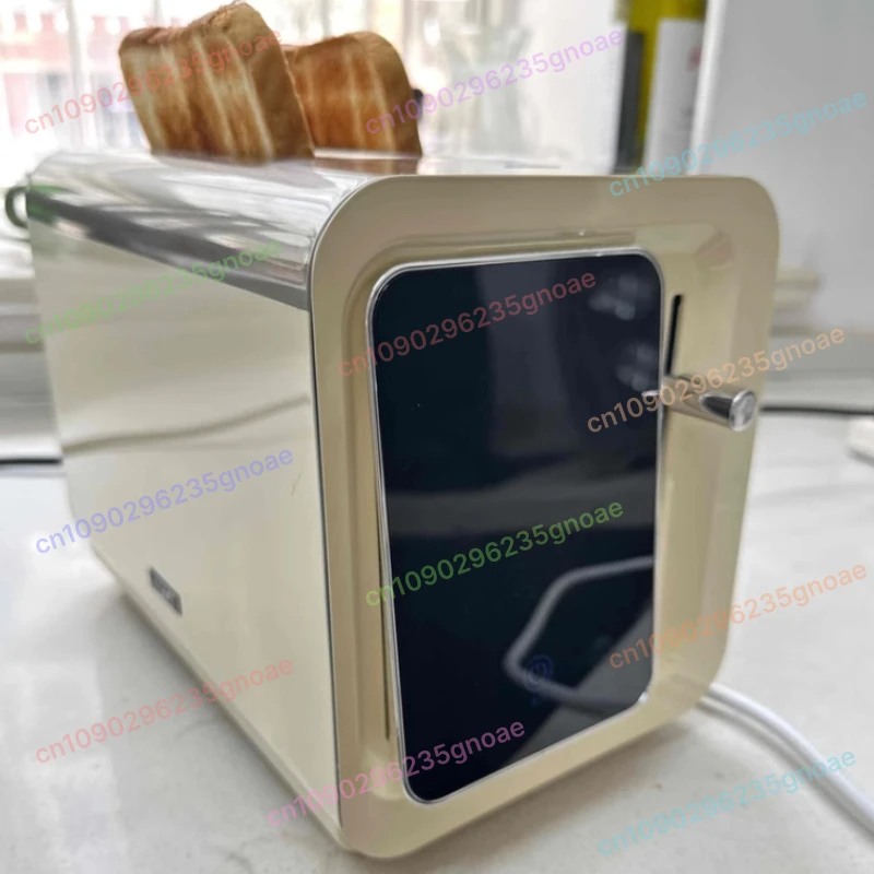 

2 Slice Mini Toaster Oven Electric Breakfast Toaster Machine Compact Countertop for Small Kitchen Home Use