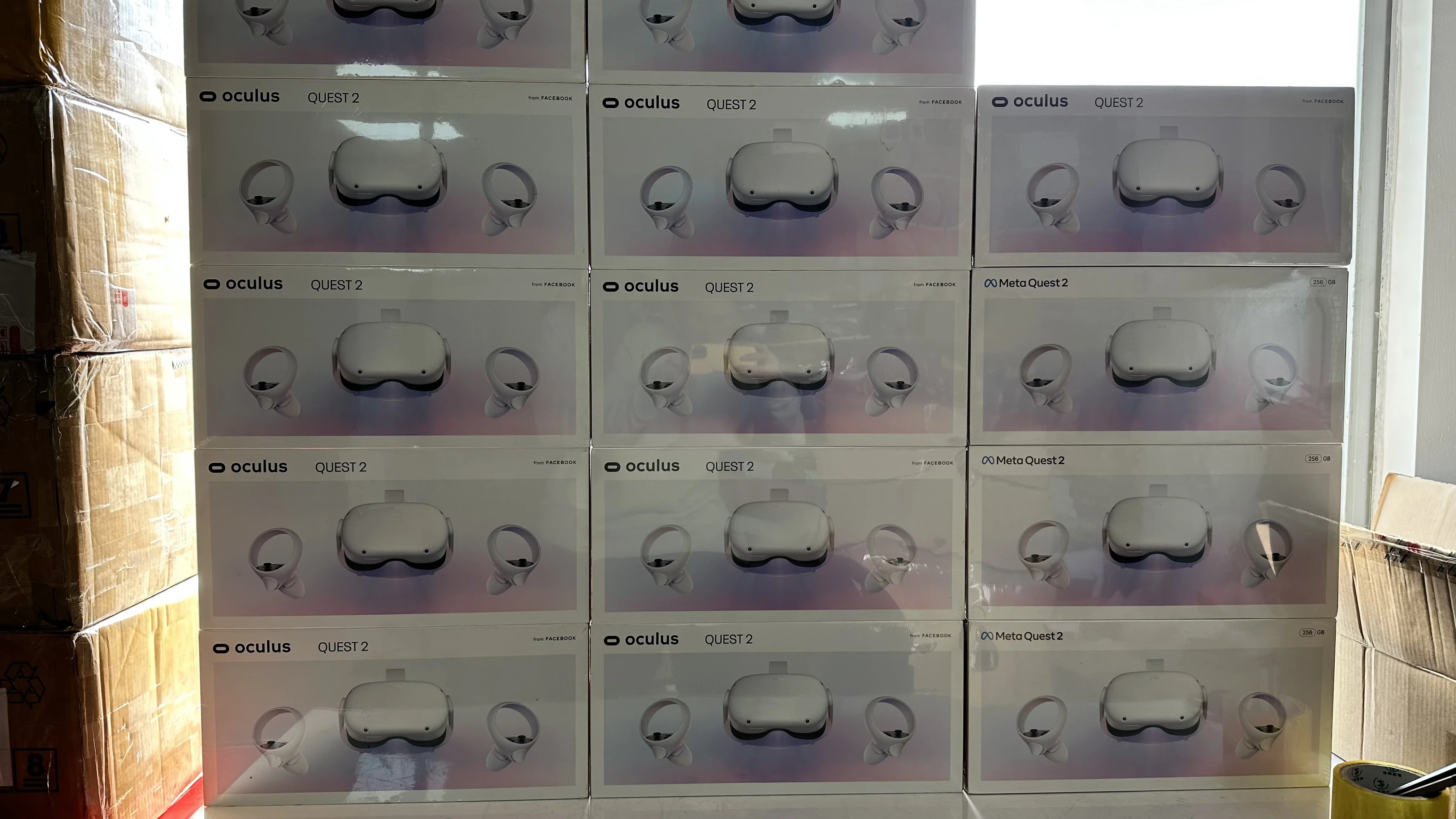 Oculus Meta Quest 2 Virtual Reality Headset All In One 3D VR Glasses with 8G + 64G/128G/256G Memory Support FOV 98 Degree