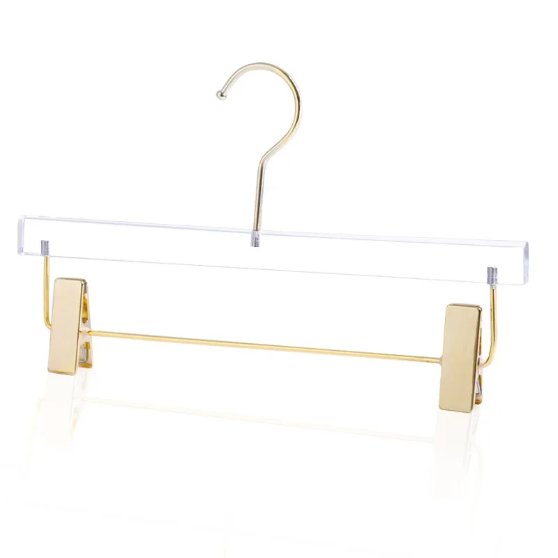 الاكريليك شماعات ملابس عدم الانزلاق بنطلون رف تجفيف معطف دعوى الفضاء توفير شماعات DIY بها بنفسك شعار رف خزانة تخزين منظمة