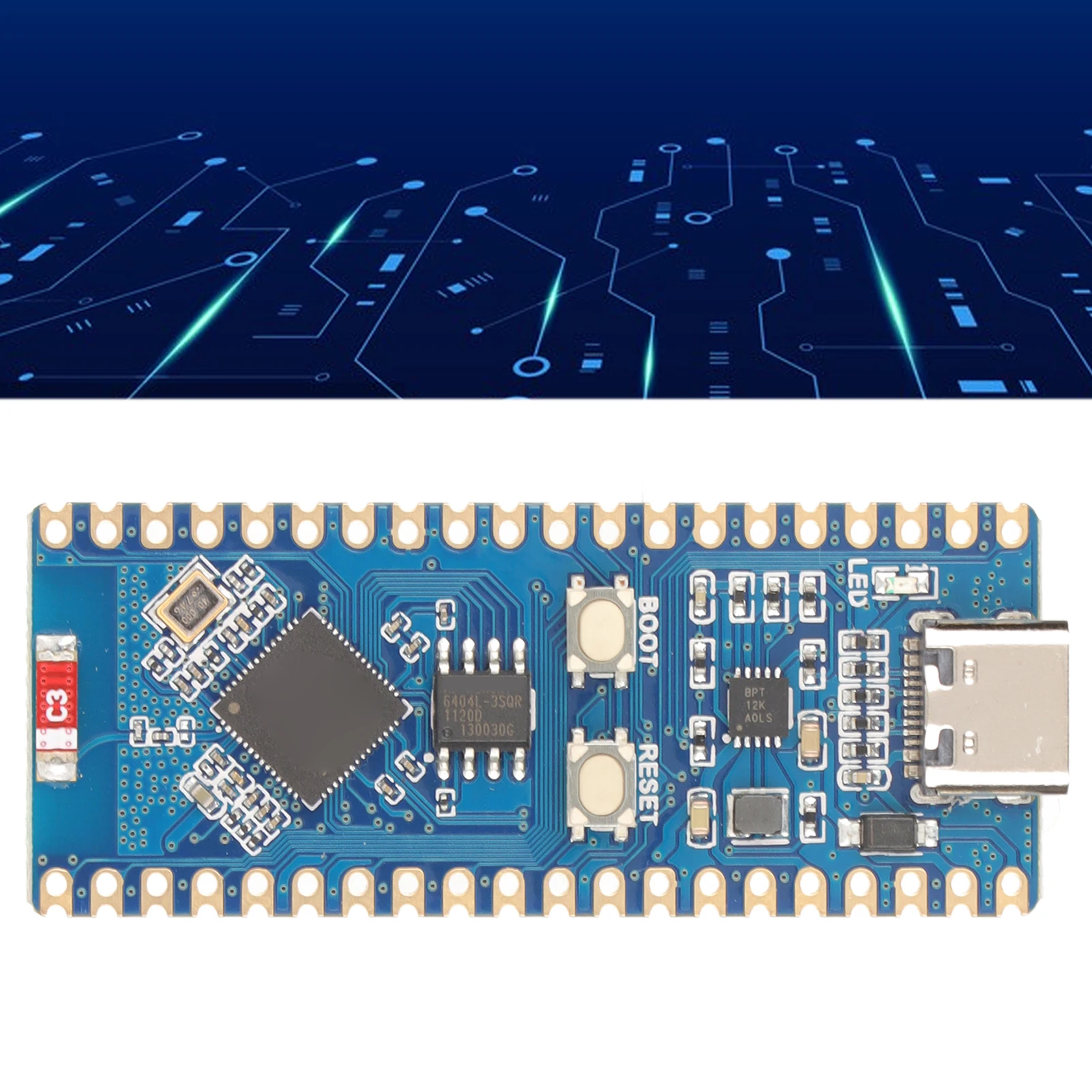 

Microcontroller Development Board Single 32bit 240MHz Support IEEE802.11b/g/n Type C WiFi Development Board Expansion Board