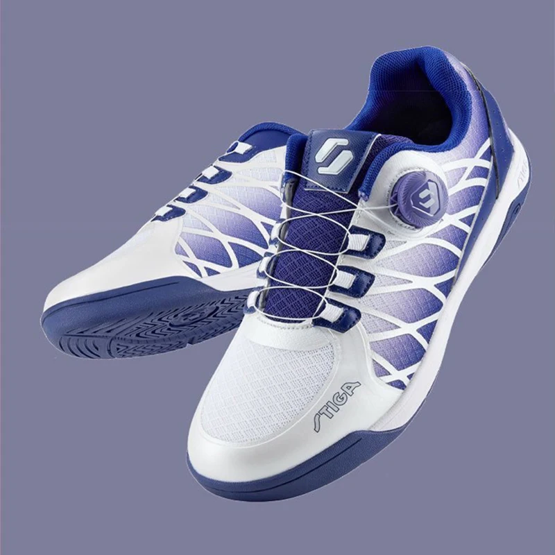 

2026 Pro Table Tennis Shoes with Quick Lace Knob Unisex Anti Twist Technology Badminton Shoes Outdoor Trainers Shoes