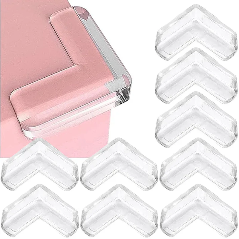 Baby Veiligheid Siliconen Kids Proofing Edge Protector Zachte Transparante Kinderen Anti Botsing Tafel Hoek Rand Bescherming Cover