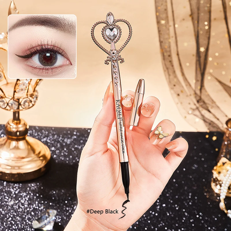 Liquid Eyeliner Not Smudge Long Lasting Waterproof Extremely Fine Eye Shadow Pen Glue Pen Eyeliner Makeup