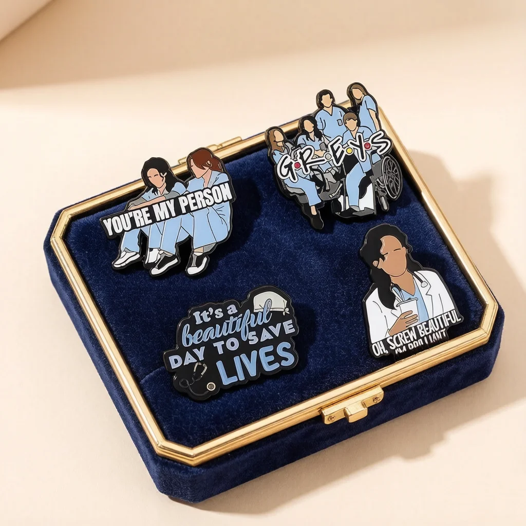 Medical Series Enamel Pin TV Show Characters Cartoon Brooch Clothes Bag Decor Badge Lapel Pins Fashion Jewelry Gift for Unisex
