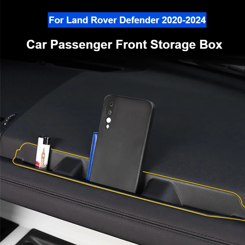 

For Land Rover Defender 90 110 2020 2021 2022 2023 2024 Car Passenger Center Console Storage Box Car Passenger Front Storage Box