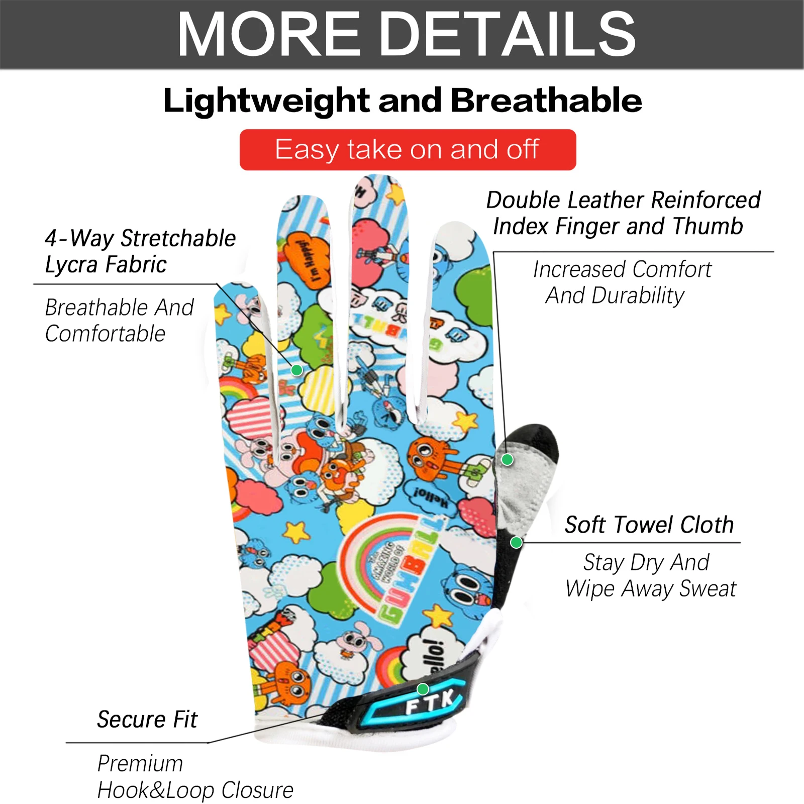 Thumbnail 2 - #74 Microfiber Cycling Gloves List of Top Picks