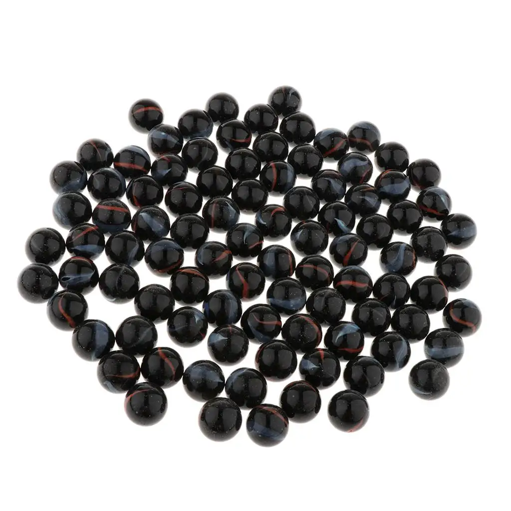 90PCS Toys Glass Marbles Ball Run Game Chinese Checkers Tank Vase Decor #C