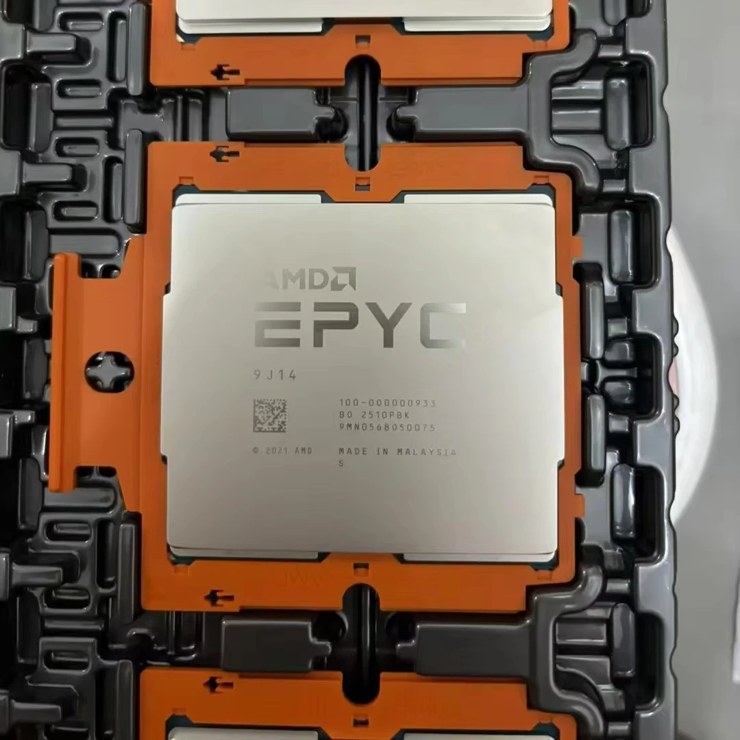 AMD EPYC 9J14 2.4GHz 96 Cores 192 Threads TDP 360W 9004 Series CPU Server Processor