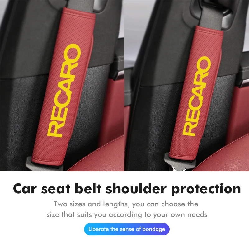 Car Selt Belt Soft Shoulder Protection Cover Accessories For Recaro nan