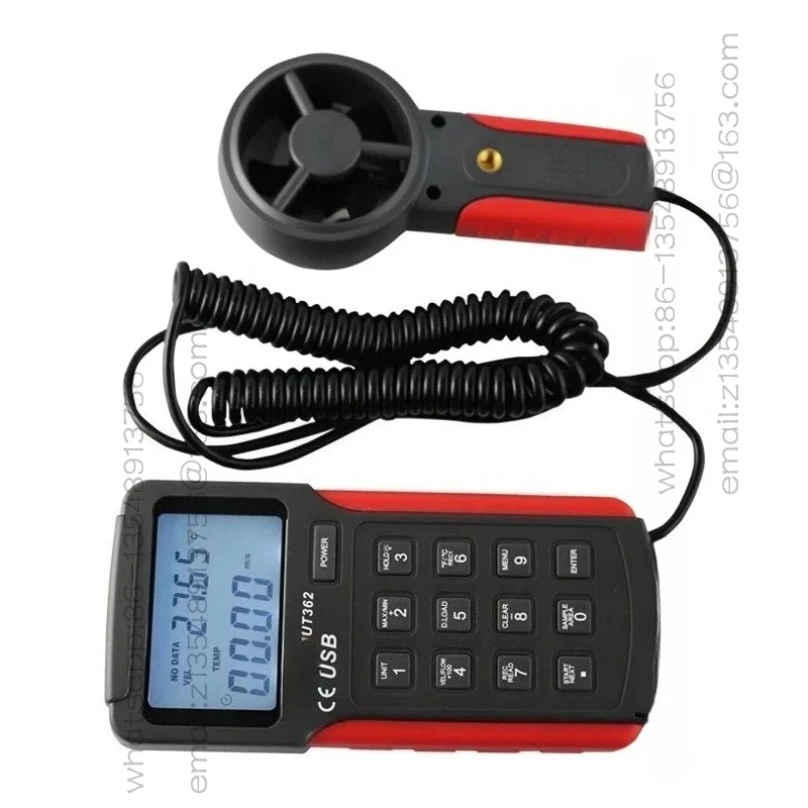 

Anemometer High Precision Mini Digital Anemometer Handheld UT363 BT