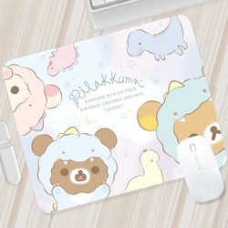 Cute Rilakkuma Small Mouse Pad Gaming Mousepad PC Gamer Mouse Mat XXL Computer Office Pad Keyboard Mat Desk Pad Laptop Mausepad