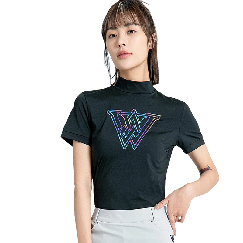 VZ Golf Apparel Summer New Women's Sweatshirt Outdoor Quick Drying Short Sleeve T-Shirt Casual Ladies Pullover High Quality Top