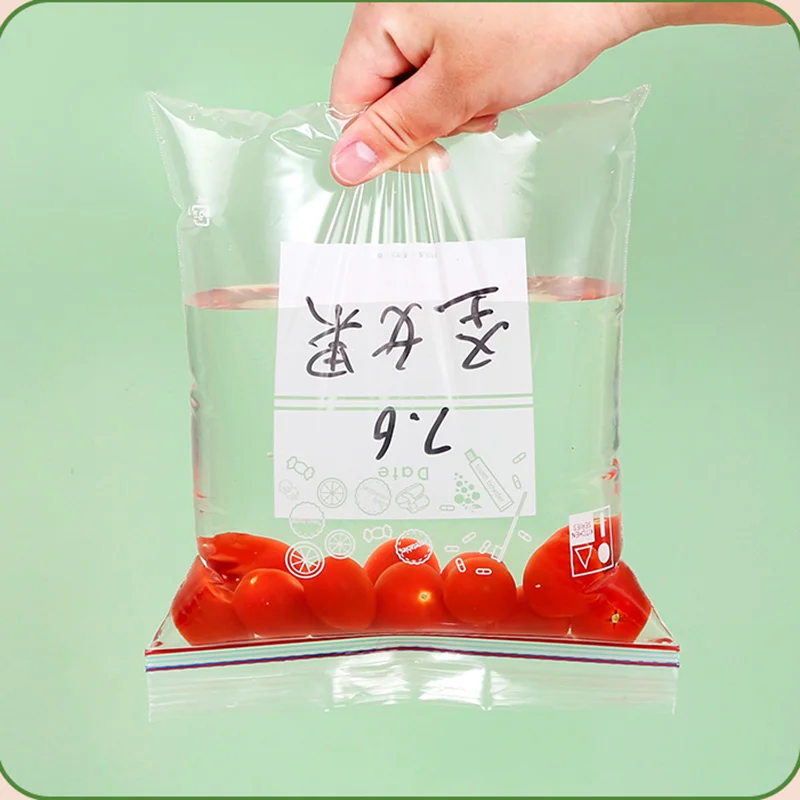 Fresh Keeping Bag For Vegetable Fruit Food Storage Bag Sealed Bag Freezer Bag Reusable Zip lock Bag For Food Preservation Bags