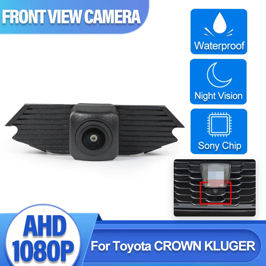 

Car Front View Camera AHD Waterproof High Quality CCD Night Vision Driving Safety For Toyota Crown Kluger 2021 New product !