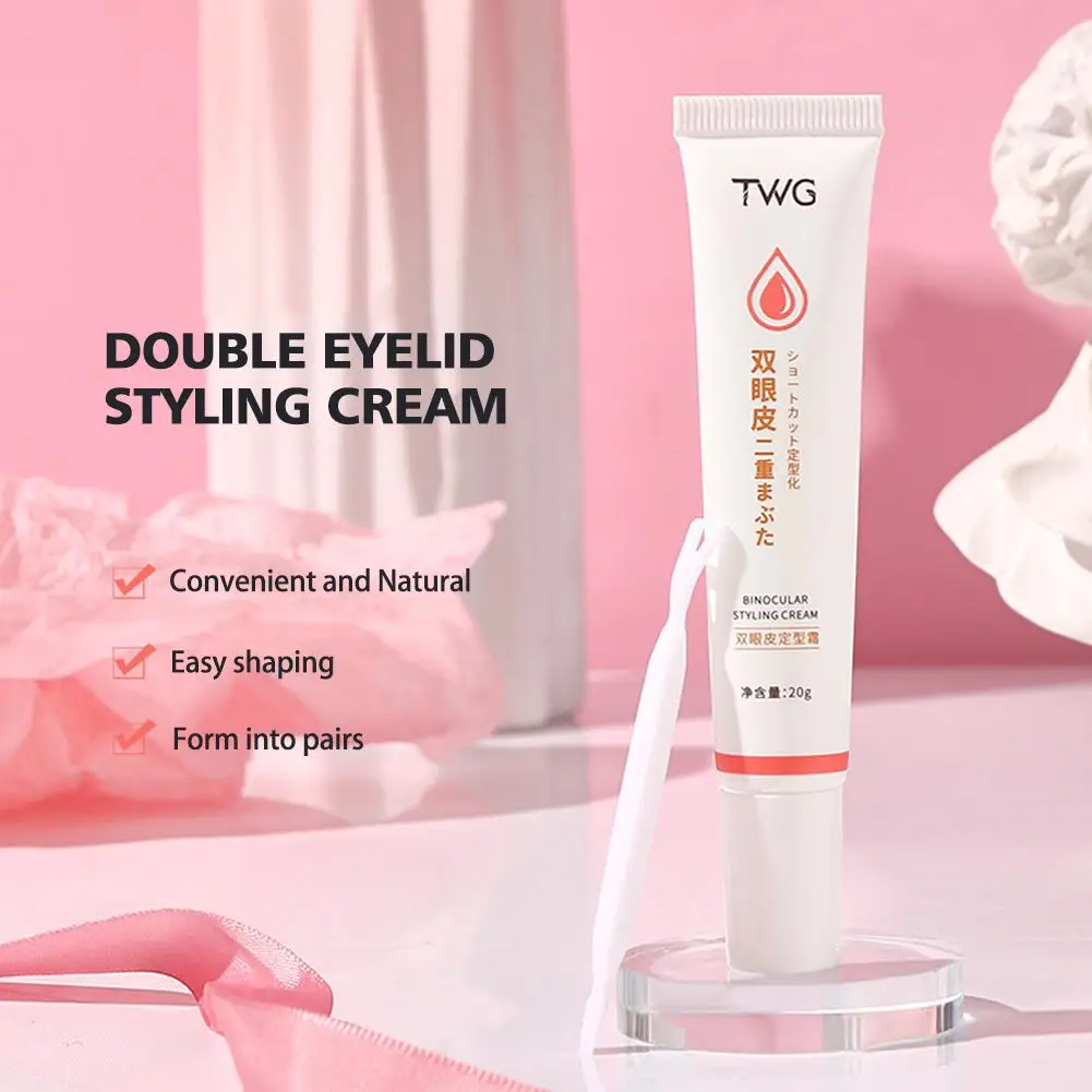 Double Eyelid Styling Cream Natural Invisible Double-fold Eyelids Shaping Cream for Women Girls Beauty Makeup Waterproof