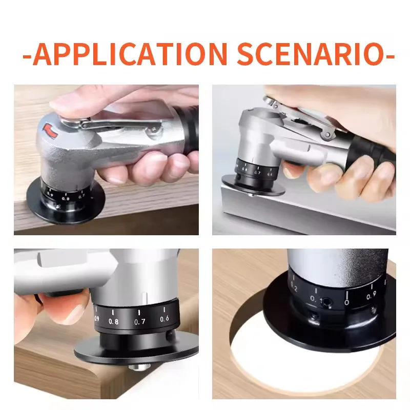 الأثاث المعدني النجارة حافة التشذيب وإزالة الأزيز R الزاوية C الزاوية 45 قوس آلة الشطب الهوائية الصغيرة المحمولة #1