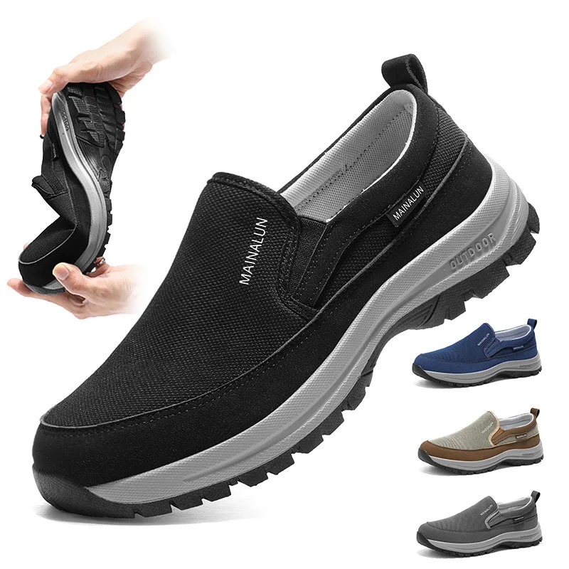 أحذية رجالية كاجوال كلاسيكية بدون كعب رياضية خارجية خفيفة الوزن أحذية تنس أحذية رياضية مريحة مقاومة للاهتراء وغير قابلة للانزلاق