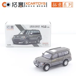 XCarToys 1/64 Mitsubishi Pojero Gen.3 Brown Alloy Diecast Model Car Brinquedos Kids Xmas Gift Toys for Boys