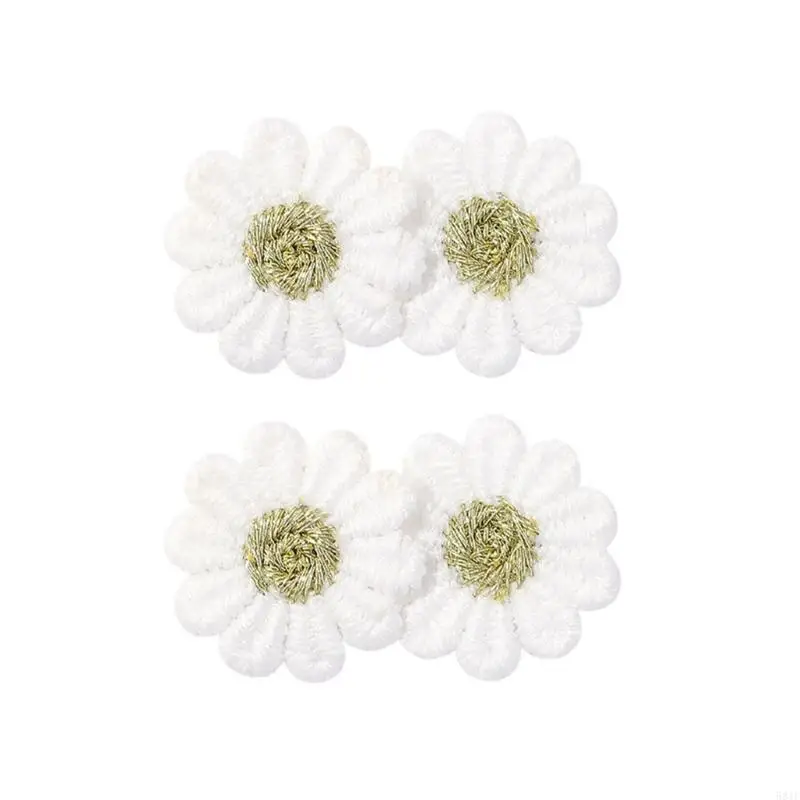 581F Детская тканевая застежка для волос Прекрасный цветок заколка для волос Детские украшения для волос Подарок