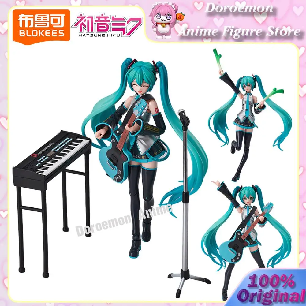 

In Stock Original Blokees Fantastics Series Hatsune Miku Collectible Action Figures Kids Fans Gifts Model Toys Beauty Anime Girl