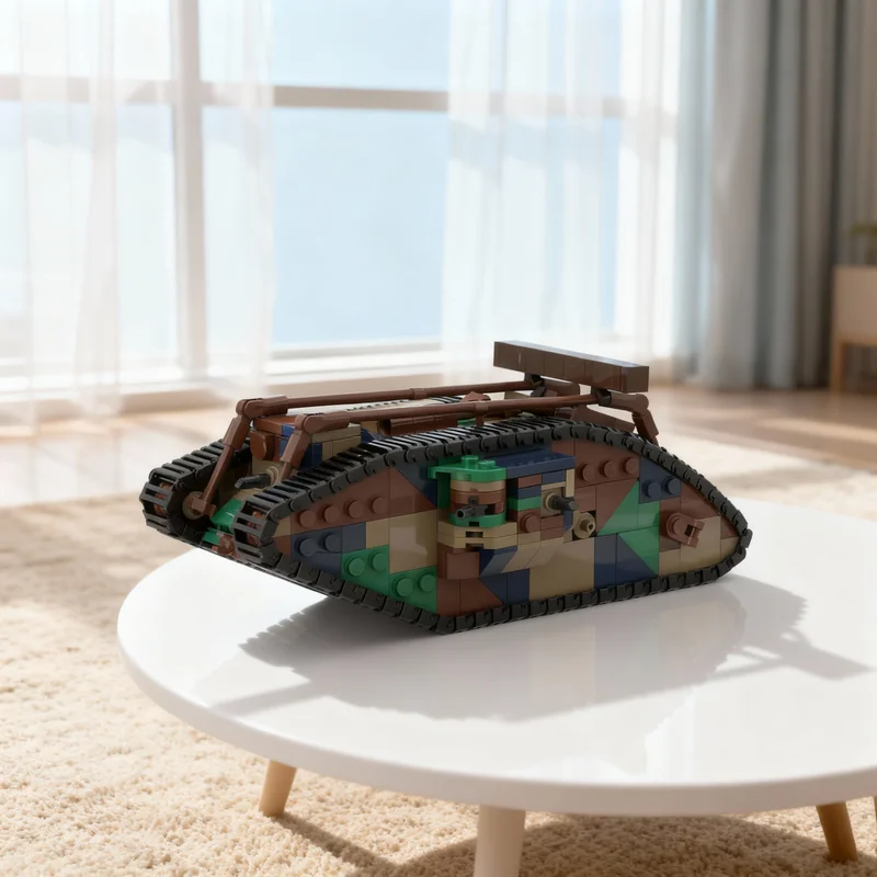 

361 деталь MOC-модель танка Mark IV, конструктор, подарок, креативный коллекционный декор, премиум-класс, для взрослых и детей, для дома и офиса