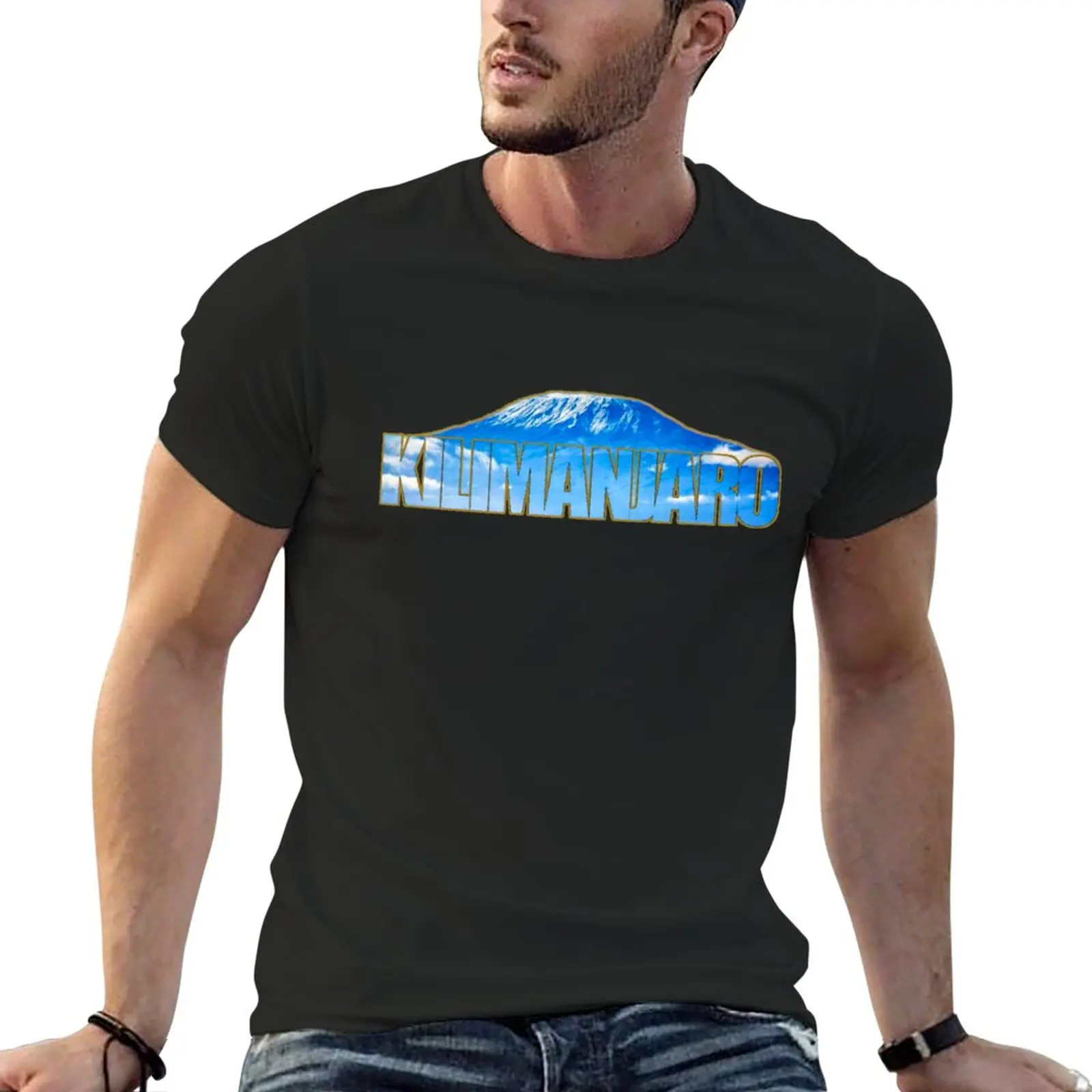 

Africa highest mountain T-Shirt kawaii clothes cute tops t shirts for men graphic