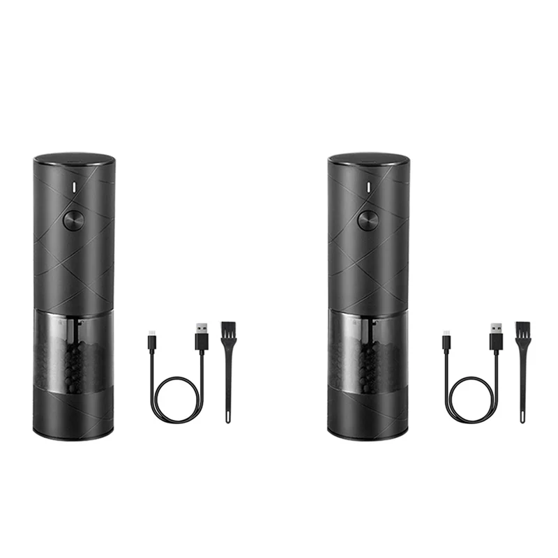 

Y42A-2X Electric Salt Pepper Grinder With Warm LED Light Adjustable Coarseness Automatic Mill Grinder 1