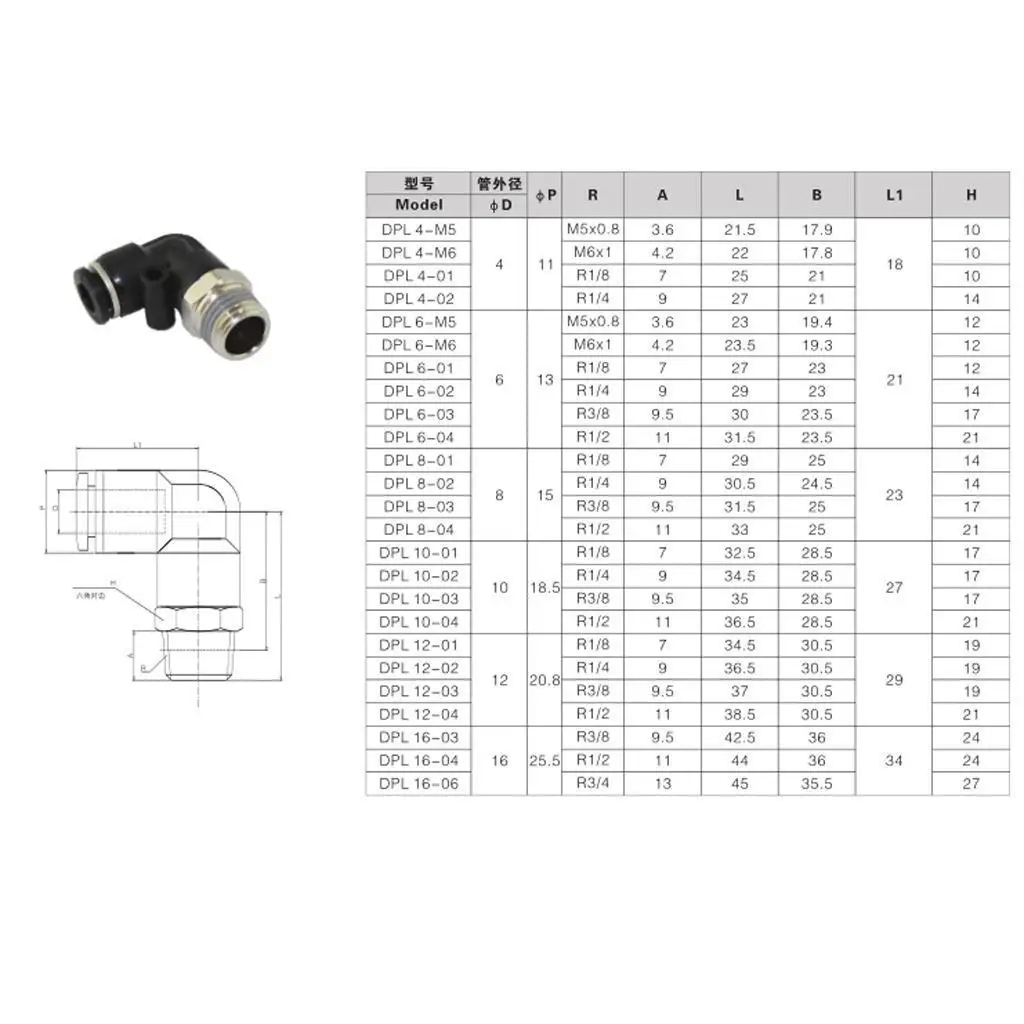5 موضوع الكوع موصل 90 درجة الكوع تركيب سريع ملحقات السيارات