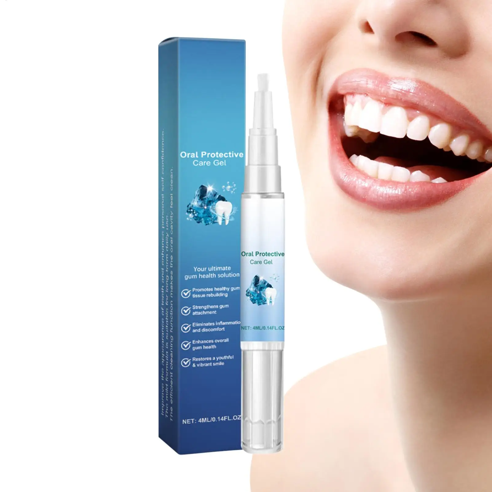 

Гелевая ручка для зубов 3 мл, осветляющая ручка для зубов, без чувствительности, осветляющая чистящая ручка, эффективная чистка зубов, нежное удаление пятен