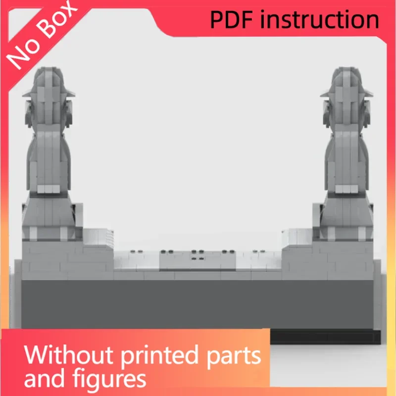 

Star Movies Christmas Model MOC Building Bricks Temple Entrance Staircase Technology Modular Blocks Gifts Toys DIY Sets Assembly