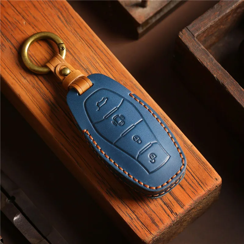 High-end 4 Buttons Protection Shell Car Remote Key Case Cover for FAW Hongqi H5 2021 2022 2023 Hongqi H5 Accessories