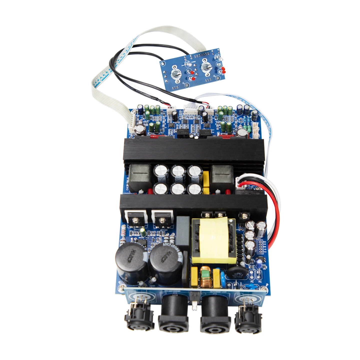 YJCO IRS2092 Class D Amplifier Board Dual-Channel Digital High-Power HIFI Audiophile 500W+500W Super LM3886 for Audio Projects
