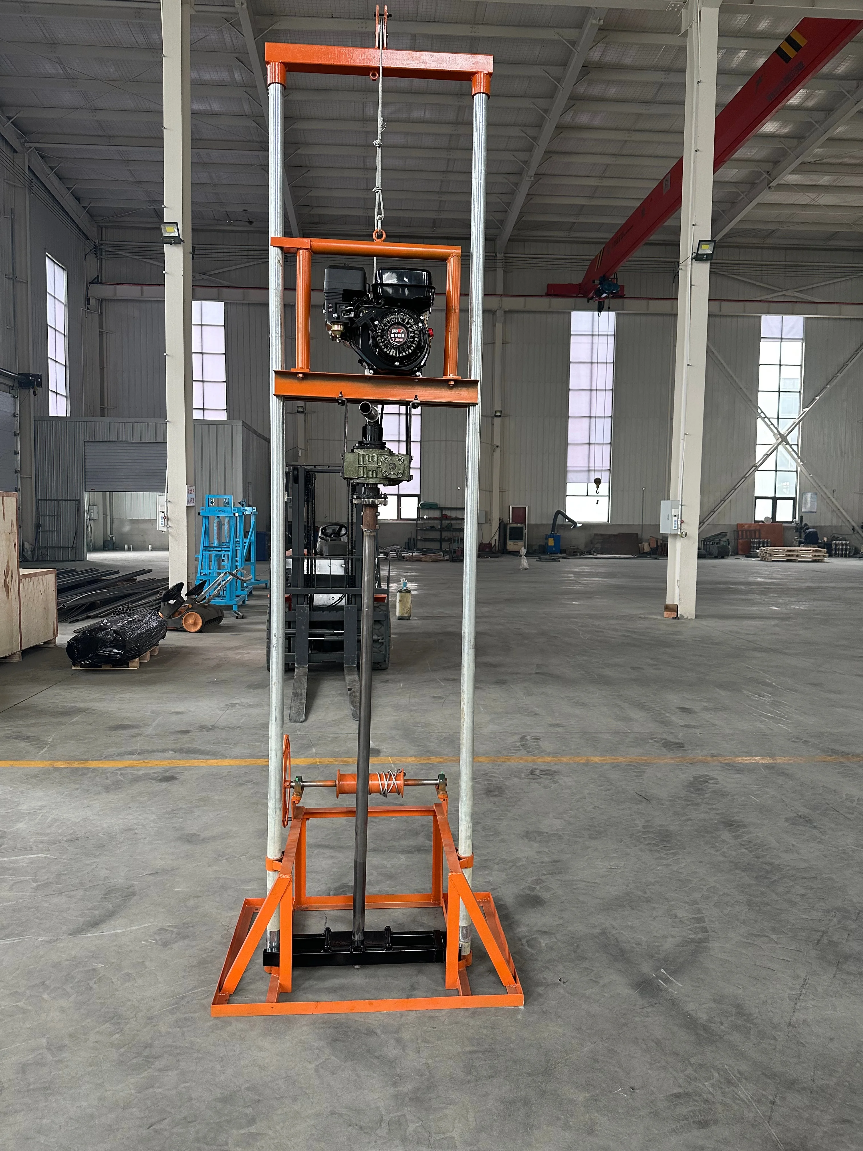 

Customized 80m Diesel Portable Drilling Machine – Micro Rig for Shallow Wells