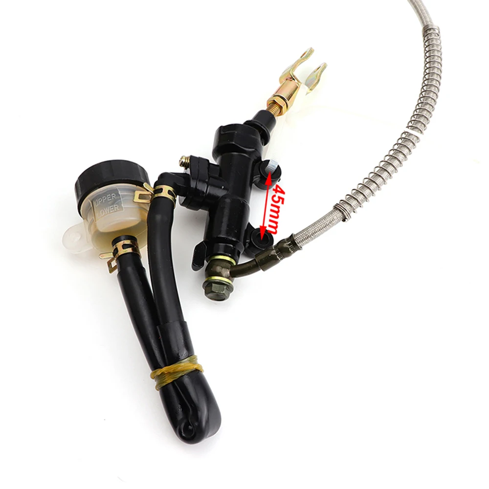 

Double Hydraulic Disc Brake Master Cylinder Foot Brake Pump Assembly For 125cc 150cc 200cc 250cc ATV Go Kart UTV Buggy Quad Bike
