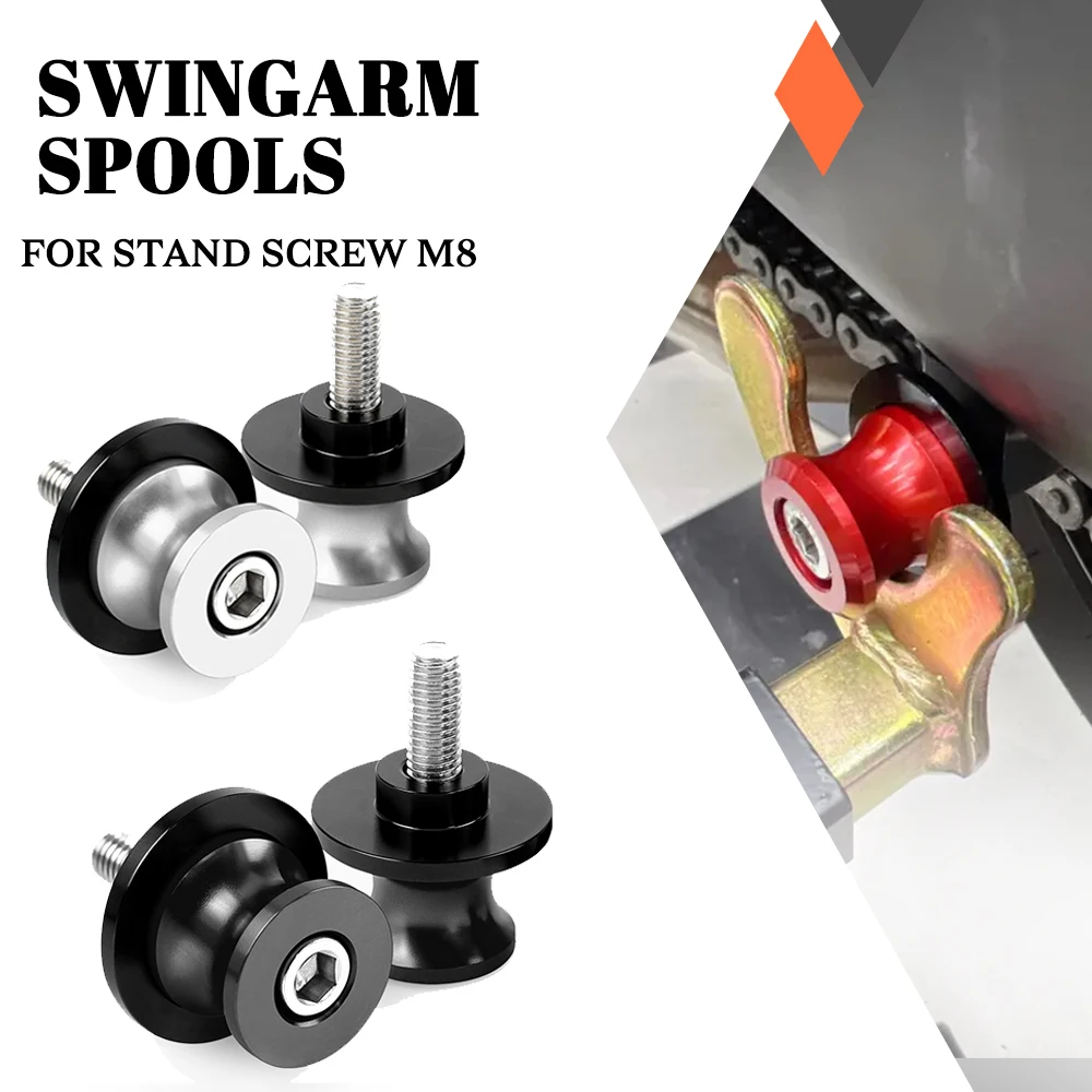 

FOR TIGER 1050 800 XC/XCX/XCA/XR/XRX/XRT STREET TRIPLE Speed Twin 900 1200 Stand Swingarm Spools Slider Stand Screw Swin garm M8