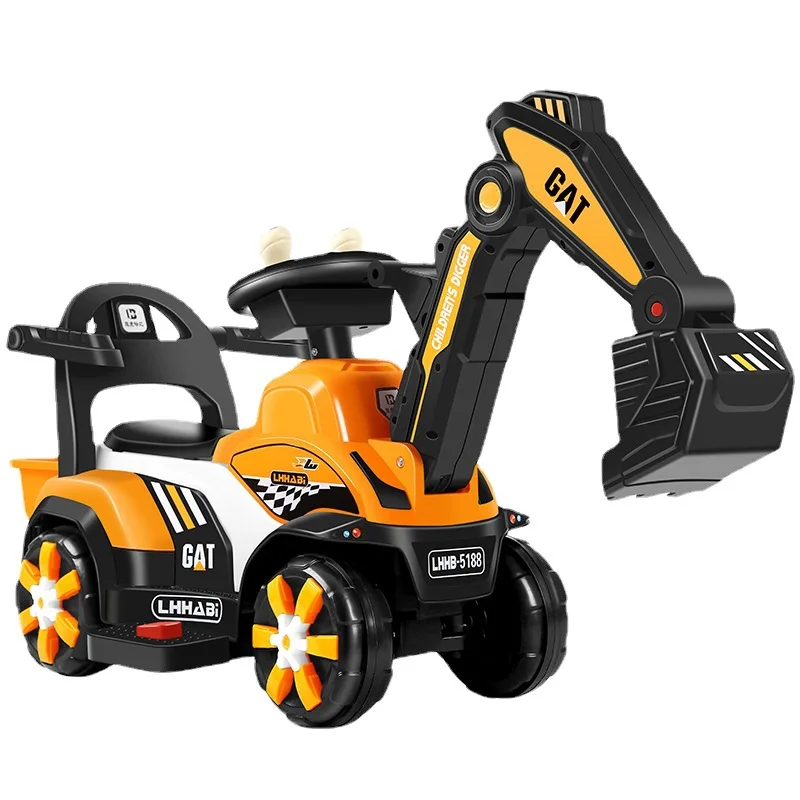 

The new children's electric excavator can be used as a construction vehicle for babies aged 1-3