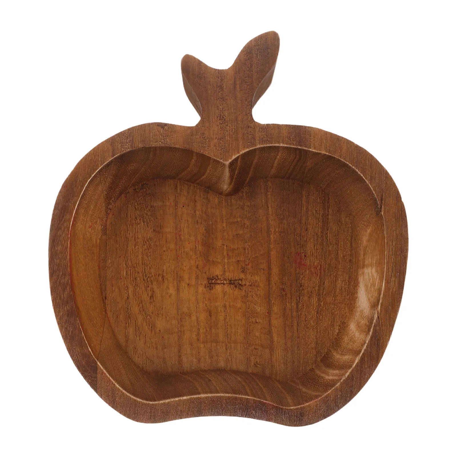 

Apple Wood Snack Tray Apple Shaped Rustic Wooden Fruit Platter Serving Plate for Appetizers Snacks Fruit Platter