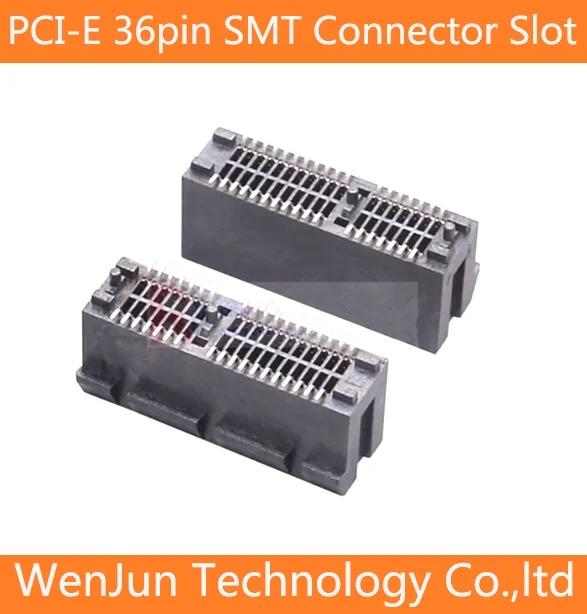 High Quality PCI-E 36P paster SMT connectors with vertical mounting 36pin Graphics card slot