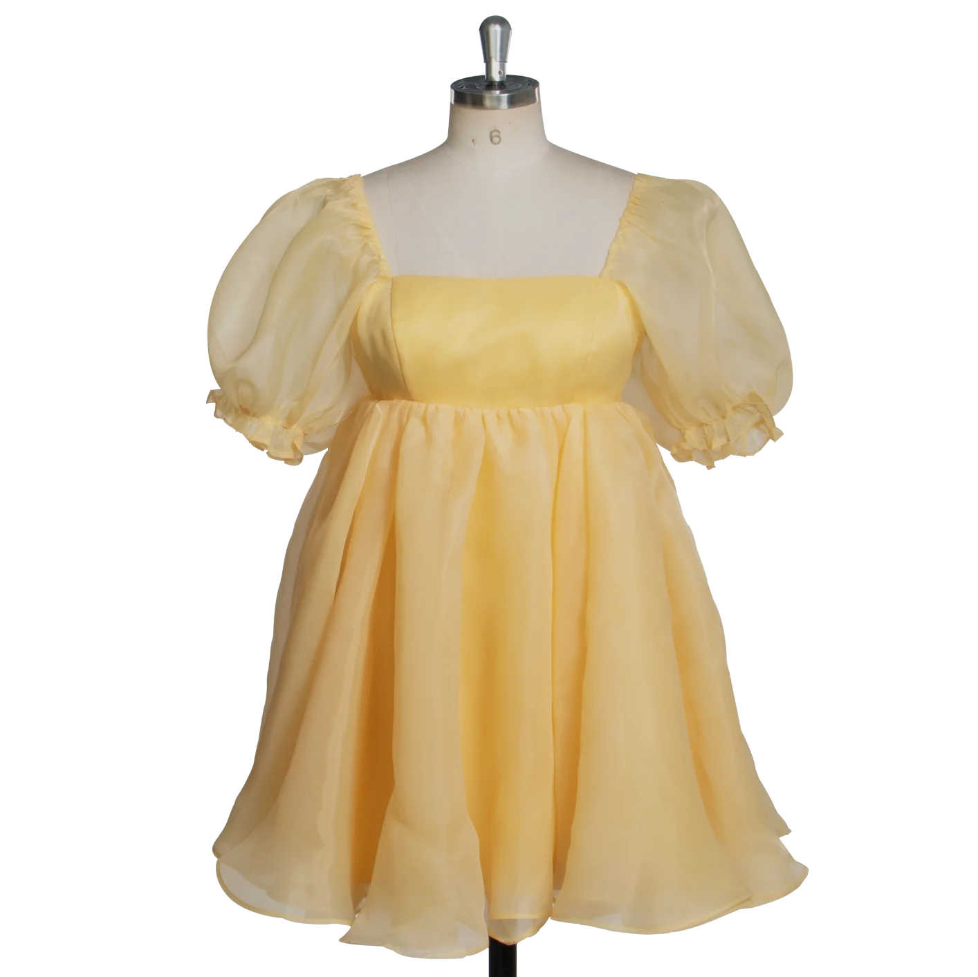 

Yellow Short Midi Birthday Party Dress Elegant Homecoming Cocktail-dresses YW243161