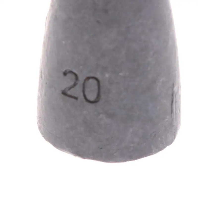 20Pcs 3.5/5/7/10/20g Lead Sinker With Plastic Core Bullet Worm Sinker For Rig Make Fishing Tackle Accessories