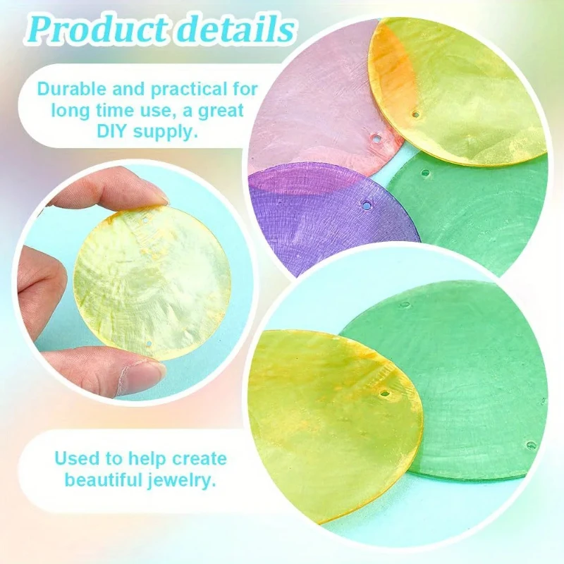 Wind Chimes, Natural Shell With Crisp Ringtones Shell Wind Chimes, Ins Home Decoration Circle Shell Dream Catchers Balcony