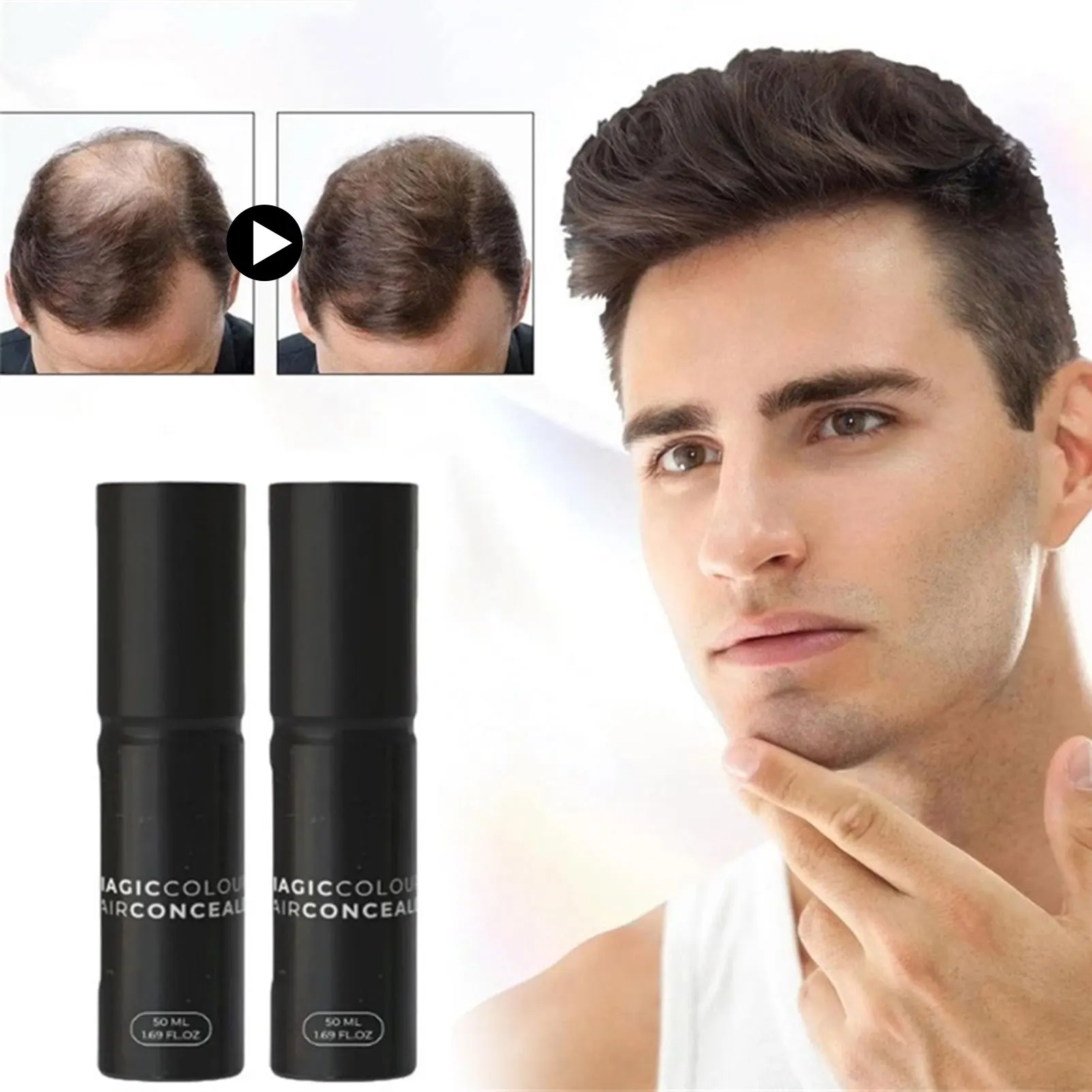 

Наполнитель для объема волос, консилер для кожи головы, крем для макияжа, утолщающий крем для волос, мужская линия волос, повышает плотность волос для повседневного наряда