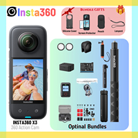 Insta360 X3 Pocket-Size Sports 360 Action Camera HDR 5.7K 360 72MP 2.29'' Touch Screen 1/2'' Sensor Insta 360 Original Cam