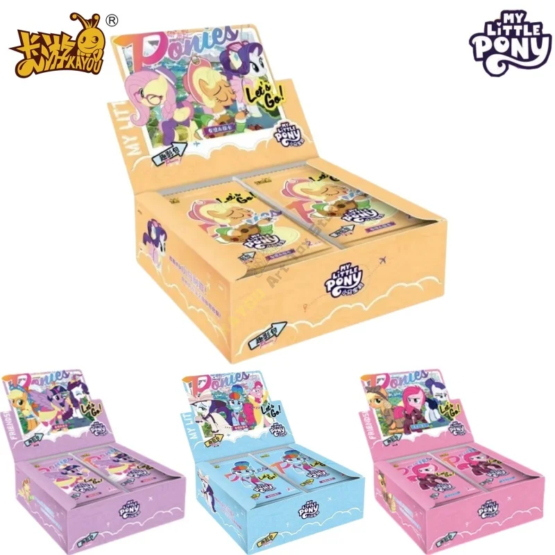 

KAYOU натуральная карта My Little Pony, мультяшная игровая коллекция, карта Fun Shadow, игровая игрушка, периферийная карта для девочек, оригинальная коробка